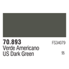 Vallejo 70893 Model Color US Dark Green 17ml Paint