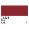 Vallejo 70926 Model Color Red 17ml Paint 33