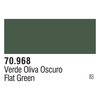 Vallejo 70968 Model Color Flat Green 17ml Paint