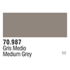 Vallejo 70987 Model Color Medium Grey 17ml Paint
