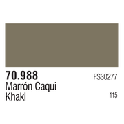 Vallejo 70988 Model Color Marron Kaki 17ml Paint