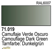 Vallejo 71019 Model Air 19 17ml Camouflage Dark Green Paint