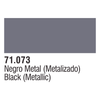 Vallejo 71073 Model Air 73 17ml Black Metallic Paint