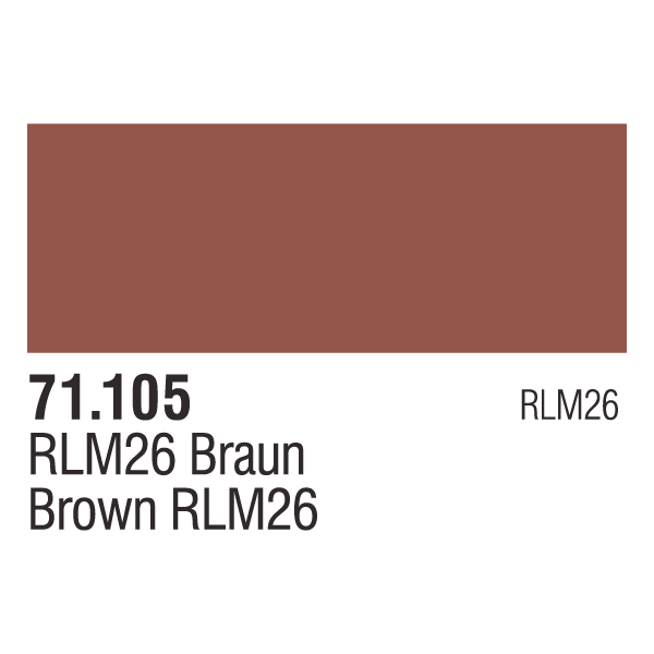 Vallejo Model Air: 71105 Braun/Brown (RLM 26) 17 ml, 2,79