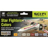 Vallejo 71612 Model Air Star Fighters Colors 8 Color Acrylic Paint Set