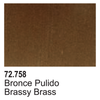 Vallejo 72758 Game Air Brassy Brass 17ml