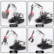 Huina 1/14 RC Excavator White