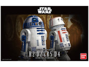 Bandai 0195963 Star Wars 1/12 R2-D2 and R5-D4