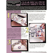 Bare Metal Foil 121 Inkjet Printer Clear Decal Film