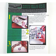 Bare Metal Foil 119 Inkjet Decal Paper White