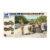 Bronco CB35035 1/35 Triumph 3HW Motorcycle with British MP Set
