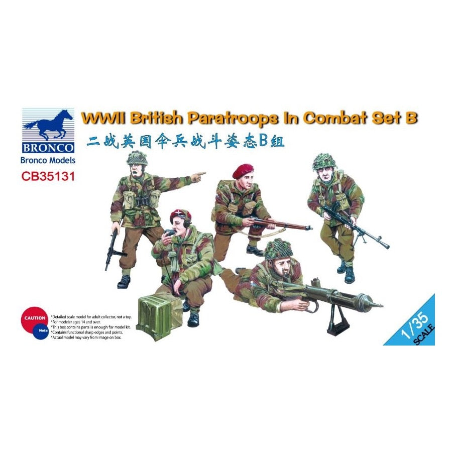 Maquette Plastique WWII British Paratroopers Combat Set B - Bronco Models Cb35131 - 6