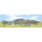 Peco SK11 HO Mountain Lake Background | Metro Hobbies