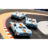 Scalextric C3896A Legends Ford GT40 Le Mans 1968 Gulf Triple Pack Limited Edition*