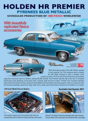 Classic Carlectables 18626 1/18 Holden HR Premier Pyrenees Metallic Blue