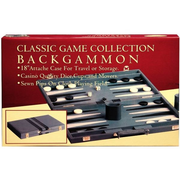 Classic Game Collection Backgammon 18in Vinyl Stitched