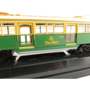 Cooee OO Electric W Class Melbourne #975 The Met Green Rattler Tram | Metro Hobbies