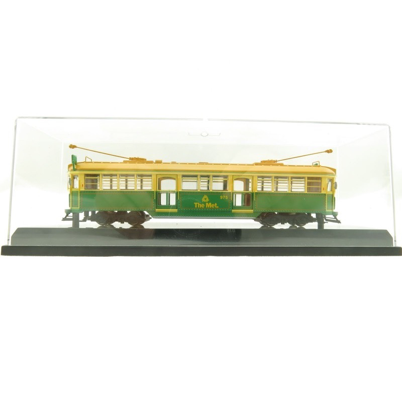 Cooee OO Electric W Class Melbourne #975 The Met Green Rattler Tram ...