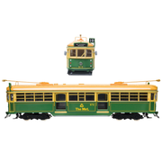Cooee OO Electric W Class Melbourne #975 The Met Green Rattler Tram | Metro Hobbies