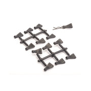 Core RC CR638 Rubber Body Clip Pulls 12pk