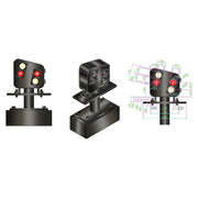 DCC Concepts DCD-MGS-MG OO 12 x 4-Light UK Modern Ground Signal with Mimic Board