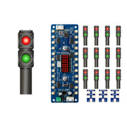 DCC Concepts DCD-MGS-US HO 12 x Red/Green Ground Signal with Mimic Control Board