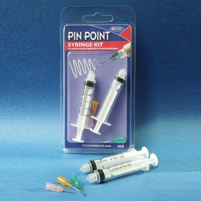 Multiple Point Syringe Kit Deluxe Materials AC8 Pin Point Syringe Kit – Metro Hobbies