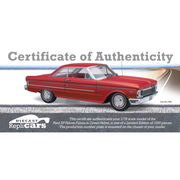 Diecast Replicars Ford Falcon XP 1965 Futura Hardtop - Red
