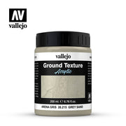 Vallejo 26215 Ground Texture Grey Sand 200ml Paint