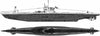 Trumpeter 06801 1/48 DKM U-Boat Type VIIC U-552