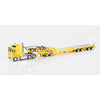 Drake 1/50 Kenworth K200 with 2x8 Dolly and 4x8 Dragline Bucket Trailer Chrome Yellow