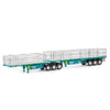 Drake Collectibles ZT09166 1/50 Freighter B Double Flat Top Diecast Trailer (Toll)