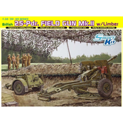 Dragon 6774 1/35 British 25pdr Field Gun Mk.II withLimber