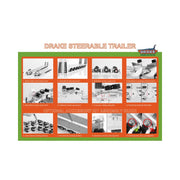 Drake Collectibles ZT09079 1/50 7x8 Steerable with 2x8 Dolly Membrey