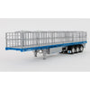 Drake Collectibles ZT09133 1/50 Freighter Freighter B Double Set A & B Trailer Silver/Blue