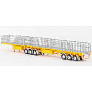 Drake Collectibles ZT09134 1/50 Freighter Freighter B Double Set A & B Trailer Yellow