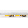 Drake Collectibles ZT09134 1/50 Freighter Freighter B Double Set A & B Trailer Yellow