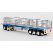 Drake Collectibles ZT09147 1/50 Maxitrans Freighter Road Train Set B Trailer & Dolly Silver/Blue
