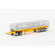 Drake Collectibles ZT09148 1/50 Maxitrans Freighter Road Train Set B Trailer & Dolly Yellow