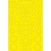 Eduard cx507 1/72 North-American B-25C/D Mitchell Mask Set