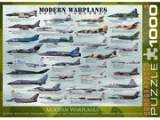 Eurographics 60076 Modern Warplanes 1000pc Jigsaw Puzzle