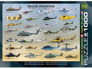 Eurographics 60088 Military Helicopters 1000pc Jigsaw Puzzle