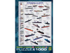 Eurographics 60132 Puzzle Submarines and U-Boats 1000pc Jigsaw Puzzle