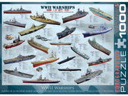Eurographics 60133 WWII Warships 1000pc Jigsaw Puzzle