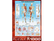 Eurographics 61000 The Human Body 1000pc Jigsaw Puzzle