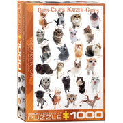 Eurographics 61511 Cat Breeds 1000pc Jigsaw Puzzle