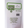 Evergreen 4525 White Styrene Metal Siding Sheet 0.030 x 6 x 12in / 0.76mm x 15cm x 30cm - 1