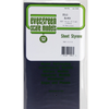 Evergreen 09513 Styrene Black Sheets 0.020 x 6 x 12in / 0.51mm x 15cm x 30cm - 3