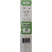 Evergreen 00222 Styrene Rod 0.062 x 14in / 1.6mm x 36cm - 8 - Metro Hobbies