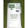 Evergreen 04518 Styrene Sidewalk 0.500 x 6 x 12in / 12.7mm x 15cm x 30cm 1pc